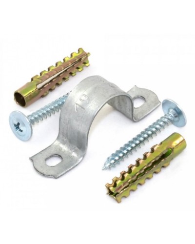 Комплекты для крепления ОКЛ с использованием самореза, дюбеля и скобы СМД 12-13 (100 шт) Промрукав (PR08.5000) в Уссурийске Держатели, клипсы, скобы Pintop.ru