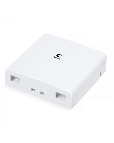 Корпус внешней оптической настенной розетки на 2 SC/LC Cabeus (OB-2SC/LC) в Уссурийске Кросс оптический Pintop.ru