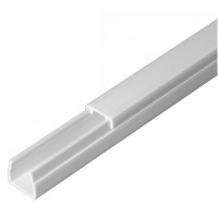 Кабель-канал белый 2-й замок в п/э 12х12 (120 м/уп) Промрукав (PR03.0046)