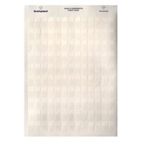 Табличка маркировочная, полиэстер 9х12мм. белая DKC SITFP0912W