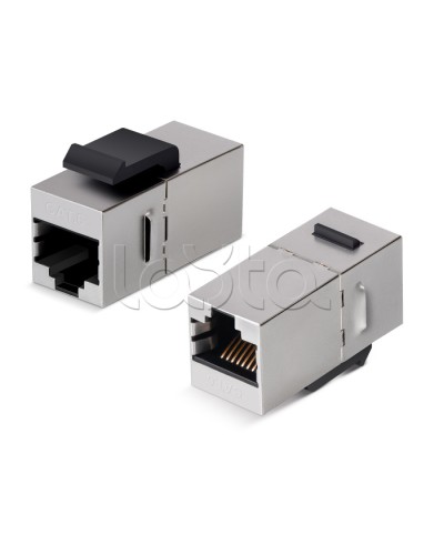 Проходной адаптер Keystone RJ45-RJ45 Cabeus (CA-KJ-8P8C-C6-SH) в Уссурийске Коннекторы Pintop.ru