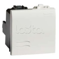 Выключатель типа кнопка, белый, 2мод. DKC 76022B