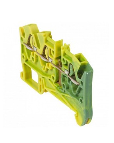 Клемма 4х5 1вх/2вых заземление Legrand 037210 в Уссурийске Клеммные колодки Pintop.ru