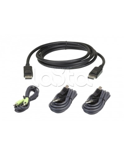 Комплект кабелей USB, DisplayPort для защищенного KVM-переключателя (1.8м)ATEN 2L-7D02UDPX4 в Уссурийске Видеоусилители, Модуляторы, Делители Pintop.ru