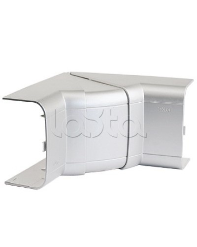 Угол внутренний 110х50 мм, изменяемый 70-120°, цвет серый металлик DKC 01051G в Уссурийске Аксессуары для кабель-канала Pintop.ru