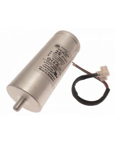 Конденсатор 25 мкФ с гибк. выводами и болтом Came 119RIR297 в Уссурийске Запчасти для шлагбаумов и автоматики Pintop.ru