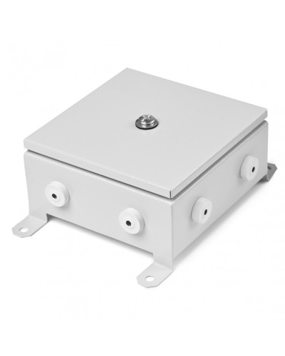 Коробка монтажная огнестойкая металлическая герметичная КМОМГ (8к х 10мм) 150х150х60 IP 54 (6 вводов) ПожТехКабель (076-451) в Уссурийске Распределительные коробки Pintop.ru