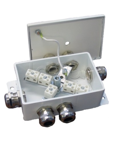 Коробка монтажная огнестойкая Гефест КМ-О (10к)-IP66-d, шесть вводов в Уссурийске Распределительные коробки Pintop.ru