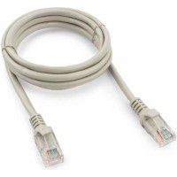 Патч-корд медный U/UTP, категория 5e, 26 AWG (0,48 мм), LSZH, серый, 1,5 м