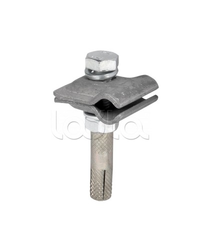 Зажим прута унив. малый 51510 HZ (30x30мм) с анкером EKF PROxima (lp-51511) в Уссурийске Крепежные изделия Pintop.ru