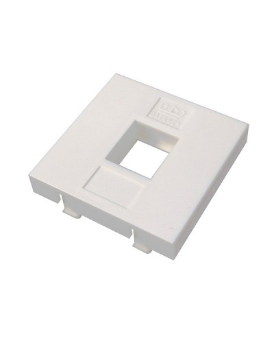 Адаптер Mosaic 45 х 45 мм для модуля Keystone, 1 порт, белый Datarex DR-5301 в Уссурийске Коммутационные изделия Pintop.ru