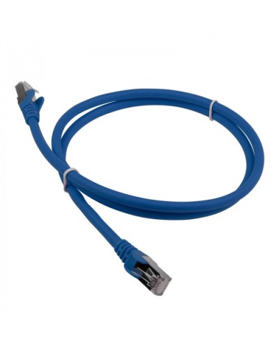 Патч-кордLSZH FTP кат.6A, 7.0 м, синий LANMASTER (LAN-PC45/S6A-7.0-BL) в Уссурийске Патч-корды и пигтейлы Pintop.ru