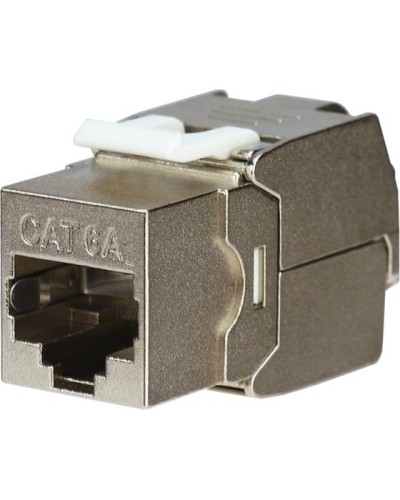 Модуль Keystone, Jack RJ-45(8P8C), FTP экранированный, CAT 6A, тип 180 град., самозажимной REXANT PRO 02-0361 в Уссурийске Модули Keystone Pintop.ru