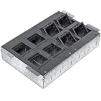 Люк в пол на 8 модулей с суппортом и коробкой Экопласт 70083