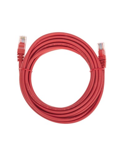 Патч-корд U/UTP, CAT 5e, RJ45-RJ45, 26AWG, LSZH, красный, 5м REXANT 02-0103-5 в Уссурийске Патчкорды (медные) Pintop.ru