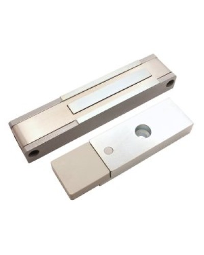 Электромагнитный замок с датчиком состояния двери ALeko ALM-150P (24В серый) в Уссурийске Электромагнитные замки Pintop.ru