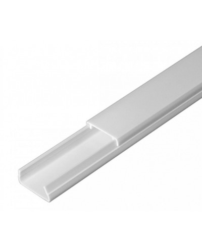 Кабель-канал белый 2-й замок в п/э 20х10 (96 м/уп) Промрукав (PR03.0049) в Уссурийске Кабель-канал Pintop.ru