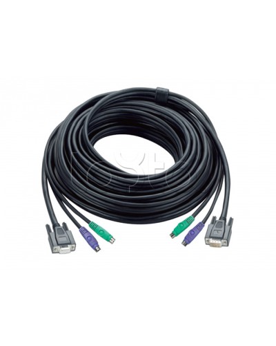 КВМ-кабель с интерфейсами PS/2, VGA (30м) ATEN 2L-1030P в Уссурийске Видеоусилители, Модуляторы, Делители Pintop.ru
