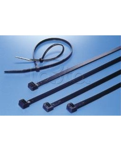 Хомут-стяжка нейлоновый, неоткрывающийся, 250х3.6 мм, черные Hyperline GT-250IBC (100 шт/уп) в Уссурийске Стяжки-хомуты Pintop.ru