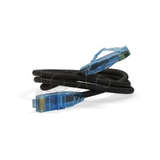 Патч-корд U/UTP Hyperline PC-LPM-UTP-RJ45-RJ45-C6-0.5M-LSZH-BK