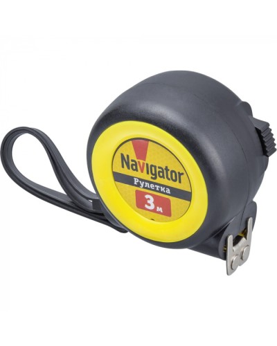 Рулетка Navigator 80 257 NMT-Ru01-A-3-16 (автостоп, 3 м*16 мм) в Уссурийске Аксессуары для кабель-канала Pintop.ru