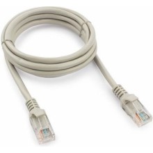 Патч-корд медный U/UTP, категория 5e, 26 AWG (0,48 мм), LSZH, серый, 0,5 м