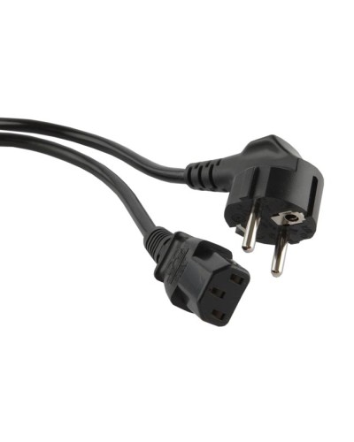 Кабель питания компьютера (Shucko - C13), 10A, угловая вилка, 1м Hyperline PWC-IEC13-SHM-1.8-BK в Уссурийске Патч-корды и пигтейлы Pintop.ru