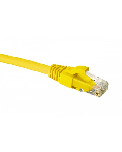 Патч-корд категории 6 UTP 4 пары RJ45-RJ45, желтый, 1м, LSZH (21D-U6-01YL) EuroLAN в Уссурийске Патчкорды (медные) Pintop.ru