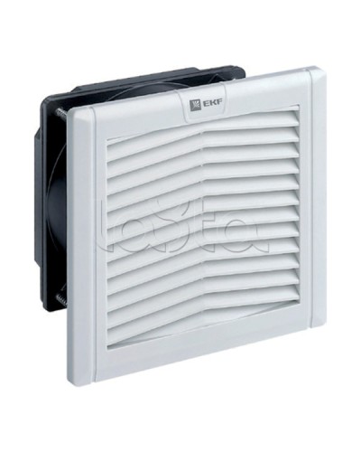 Вентилятор с фильтром 102 м³/ч 176x176 мм 220В IP54 EKF PROxima (FAN102F) в Уссурийске Аксессуары для стоек и шкафов Pintop.ru