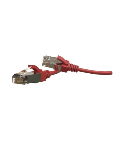 Патч-корд S/FTP Hyperline (PC-LPT-SFTP-RJ45-RJ45-C6-2M-LSZH-RD) в Уссурийске Патчкорды (медные) Pintop.ru