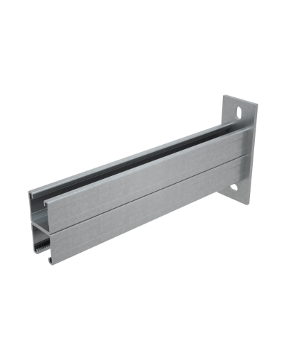 Страт-консоль двойная усиленная 41х41 L600 s:2,5 мм HD КМ-Профиль (2KSSU41-600 HD) в Уссурийске Аксессуары для лотков Pintop.ru