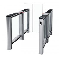 Турникет PERCo-ST-01 (с крышками из закаленного стекла с центральной вставкой из нерж. сталь со створками 575)