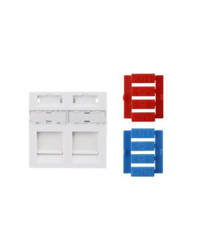 Вставка 45x45 (аналог Mosaic) Hyperline SIP3-2K-M45-45 в Уссурийске Аксессуары для стоек и шкафов Pintop.ru