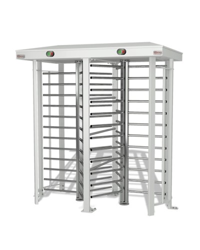 Турникет моторизованный сдвоенный полноростовой гибрид Oxgard Praktika Т-10-GM Doublе Pass (ВЗР 2332-05) в Уссурийске Турникеты Pintop.ru