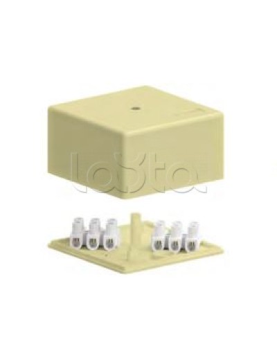 SD4 Коробка распределительная для о/п, 140x75x40мм без галогена (белый) Экопласт (72933HF) в Уссурийске Распределительные коробки Pintop.ru