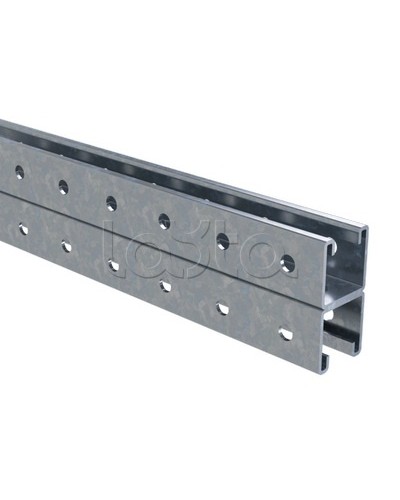 Профиль С-образный двойной L1000, толщ.2,5 мм, горячеоцинкованный DKC BPD4110HDZ в Уссурийске Аксессуары для кабель-канала Pintop.ru