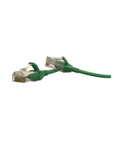 Патч-корд U/UTP Hyperline (PC-LPT-UTP-RJ45-RJ45-C6-1M-LSZH-GN) в Уссурийске Патчкорды (медные) Pintop.ru