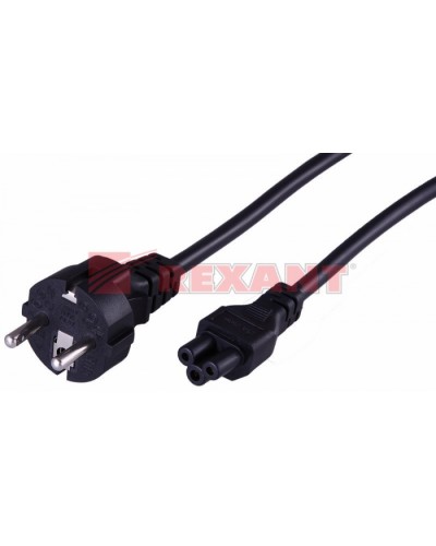 Шнур сетевой Евро 3х0.75мм² 1.8М (PVC) (с заземлением) (ноутбук) (10шт/уп) REXANT 11-1151 в Уссурийске Патч-корды и пигтейлы Pintop.ru
