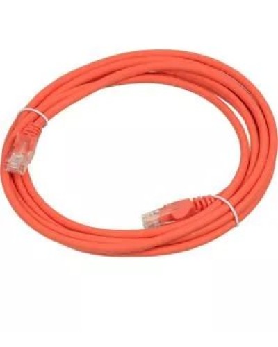 Патч-корд RJ45 - RJ45, 4 пары, UTP, категория 5е, 5 м, оранжевый, LSZH LANMASTER LAN-PC45/U5E-5.0-OR в Уссурийске Патч-корды и пигтейлы Pintop.ru