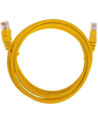 Патч-корд U/UTP, CAT 5e, RJ45-RJ45, 26AWG, LSZH, желтый, 2м REXANT 02-0105-2 в Уссурийске Патчкорды (медные) Pintop.ru