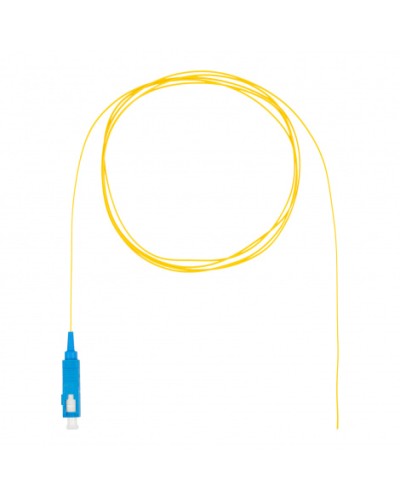 Шнур оптический монтажный (пигтейл), SC, OS2, нг(А)-HF, желтый, 1,5 м Datarex DR-225402 в Уссурийске Пигтейлы Pintop.ru
