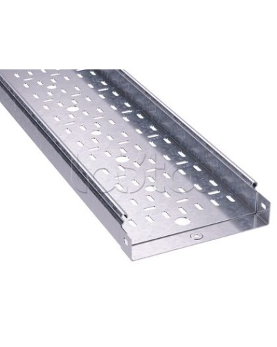 Лоток перфорированный 200x50x3000, толщина металла 1.5мм DKC 3526415 в Уссурийске Кабельные лотки Pintop.ru