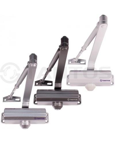 Доводчик дверной Tantos TS-DC085 Freeze (Серебро) в Уссурийске Доводчики Pintop.ru