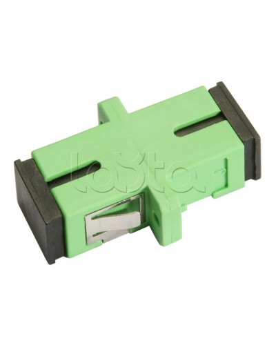 Соединитель проходной SC/APC-SC/APC, SM(для одномодового кабеля), simplex Cabeus SC/APC-SM в Уссурийске Проходные адаптеры и розетки оптические Pintop.ru