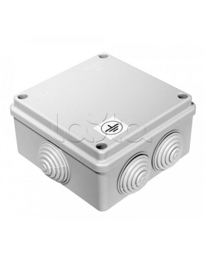 Коробка уравнивания потенциалов (КУП) для открытой установки 100х100х50 (60шт/кор) Промрукав (40-0300-У) в Уссурийске Распределительные коробки Pintop.ru