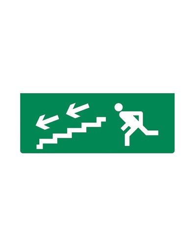 Рубеж ОПОП 1-R3БЕГУЩИЙ ЧЕЛОВЕК+лестница вниз влево в Уссурийске Оповещатели АСПС РУБЕЖ Pintop.ru