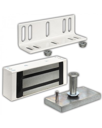 Замок электромагнитный Олевс М1-300 белый в Уссурийске Электромагнитные замки Pintop.ru