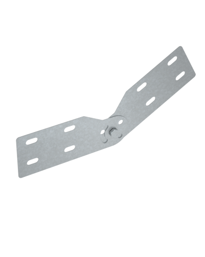 Шарнирный соединитель лестничного лотка 100 мм Быстрый монтаж HD85 КМ-профиль (LSHS3 HD85) в Уссурийске Аксессуары для лотков Pintop.ru