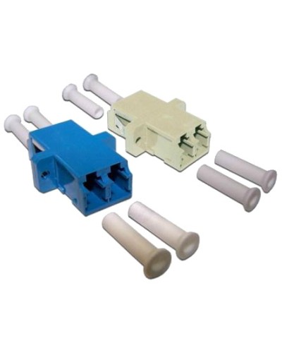 Адаптер оптический LANMASTER LC, OM4, корпус SC без фланцев, дуплексный LANMASTER LAN-2LCS/NF-AM-OM4 в Уссурийске Коммутационные изделия Pintop.ru