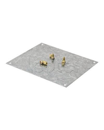 Монтажная пластина из оцинк. стали 133х109 мм, для коробок 154х129 мм DKC (653012) в Уссурийске Распределительные коробки Pintop.ru